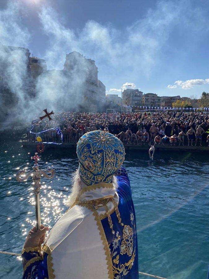 Ο Αγιασμός των υδάτων στην Κέρκυρα 19