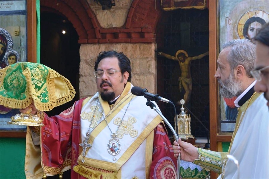 o mitropolitis bouenos aires k iosif ston ag georgio irakleiou attikis gia tin eorti ton ipeiroton agion 008