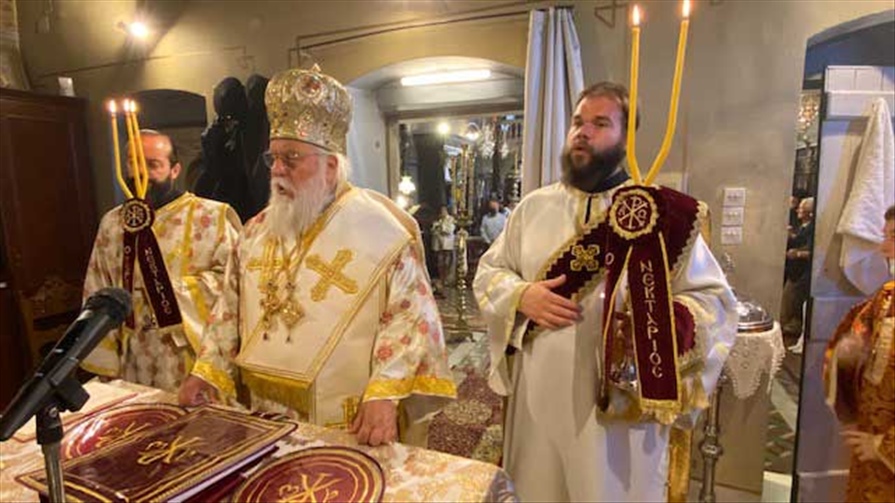 Ο Σεβασμιώτατος Μητροπολίτης Κερκύρας στον Ιερό Ναό Υ.Θ. Ελεούσης Ποταμού Κέρκυρας.5