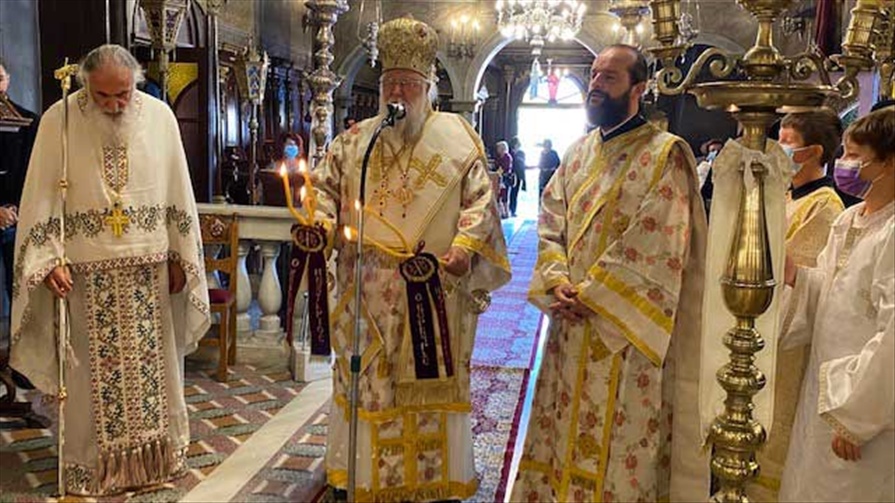 Ο Σεβασμιώτατος Μητροπολίτης Κερκύρας στον Ιερό Ναό Υ.Θ. Ελεούσης Ποταμού Κέρκυρας.7